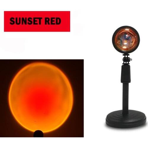 G9 Sunset Light Photography Light Sunset Background Projection Light Raised Lowered Atmosphere Light 360° Adjustable Angle
