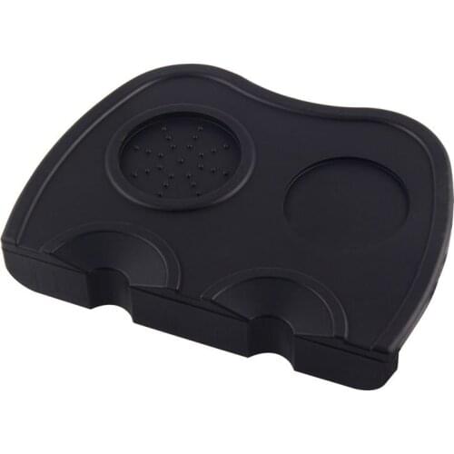 Anti-slip Safe Corner Pad for Barista Coffee Press Powder Mat Espresso Coffee Rubber Irregular Holder Pressed Powder