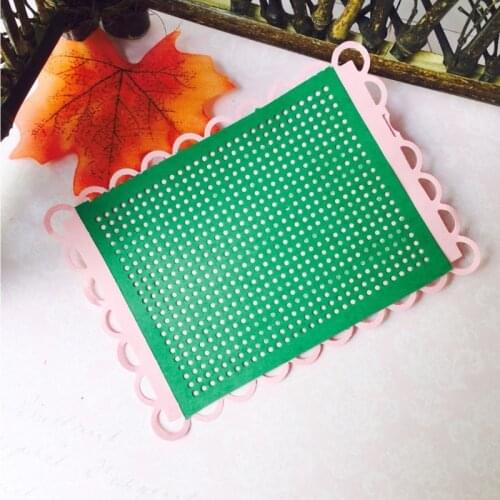 Rectangular Embroidery Cutting Dies Stencil DIY Scrapbooking Album Paper Card E56E