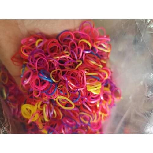 Dog headwear Dogs Teddy York Rubber Band Does Hair Pet Rubber Band 20g 8024 Disposable rubber TPU 1mm Pearly Color Series 100c