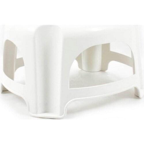 Step Stool Plastic White (29 X 25 x 18,5 cm)