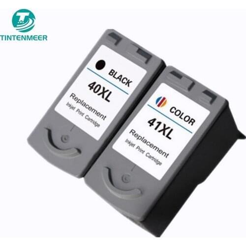 TINTENMEER PG40 CL41 40xl 41xl PG 40 CL 41 For CANON PIXMA iP1600 iP1700 iP1800 iP2600 MP140 MP150 MP160 MP170 MP180 printer