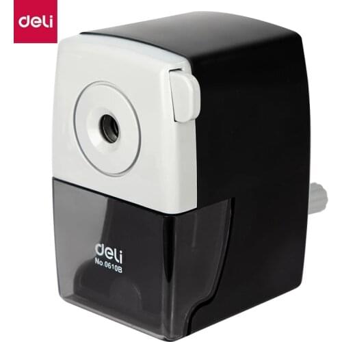 Deli 0610B Rotary pencil sharpener pencil cutter Office School sharpener knife smooth sharpening school accessories stationery