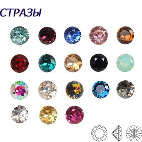 All Color Brilliant Cut 6mm 27pcs High Quality Strass Crystal Dorp Shape Fancy Popular Rhinestone For 3D Nail Art Decorations