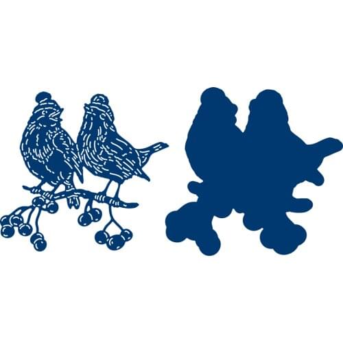 Bird on the Branch Die Cutting Dies Scrapbook Diary Decoration Stencil Embossing Template DIY Greeting Card Handmade 2021