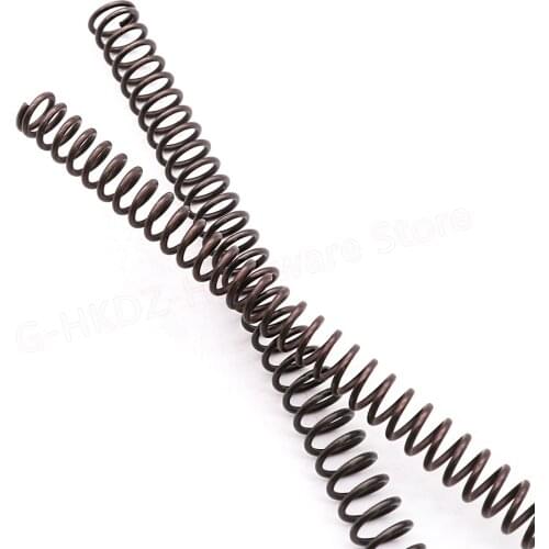 Y type Manganese Steel Compression Spring 65Mn Surface Blackening 1 1.2mm Wire Diameter 6-18mm Outer Diameter 305mm Length