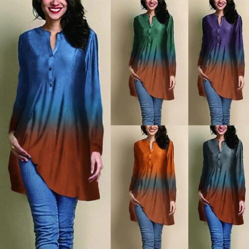 YIKUO Women's Printed Shirts