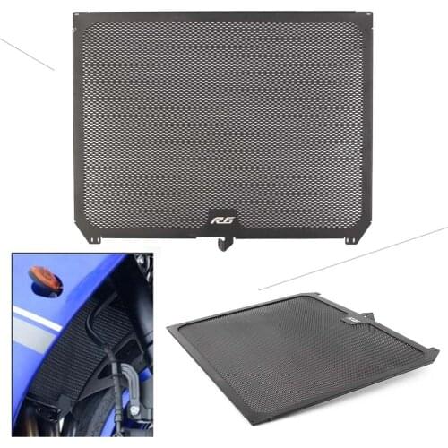 Motorcycle Radiator Grille Cover Guard Protector Grill For Yamaha YZF R6 2017 2018 / YZF-R6 17 18 CNC Aluminum