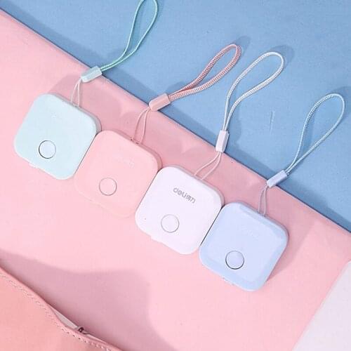 1 Pc w22 Tape Dividing Macron w54 Leather Box Portable Kawaii Fresh CreativeChildren Ruler