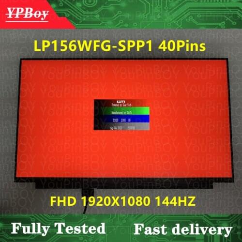15.6 inch LP156WFG-SPP1 FHD 1920X1080 144HZ 40Pins LCD Display Screen matrix LP156WFG (SP)(P1) FRU: 5D10X01151