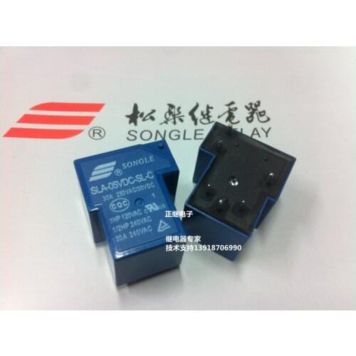 2pcs/lot Relay SLA-05VDC-SL-C 6PIN 30A T90 New and original