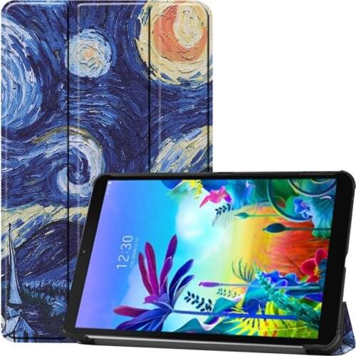 Cute printing case for LG G Pad 5 10.1 inch cover LM-T600L PU leather business casing holder protector