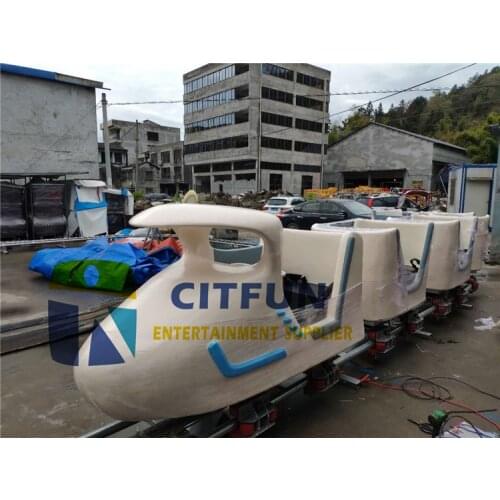 Exported to Euro high quality new design fiberglass high-speed railway amusement park rides