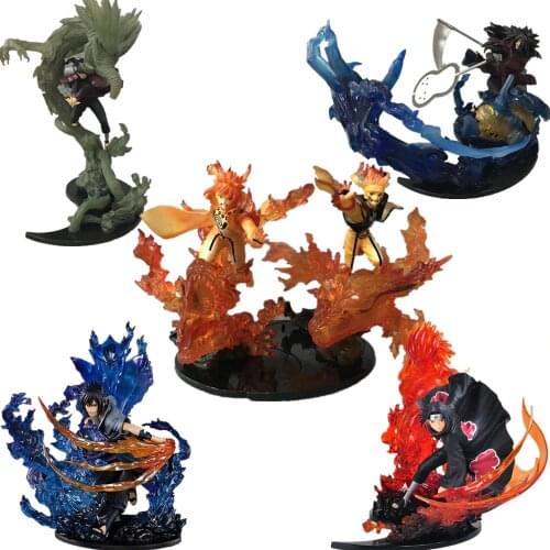 Naruto Action Figure PVC Toy Kurama Minato Hashirama Madara Itachi Anime Nartuo Shippuden Sasuke Zero Figurine Collection Toy