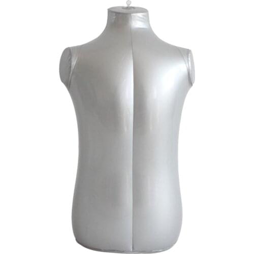 PVC 41cm Inflatable Girls Boys Kids Mannequin BustTops Dress Clothes Dummy Display Torso Models No Arms