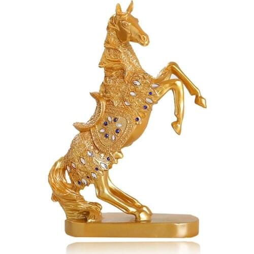NEW AIR WAR HORSE STATUE RESIN CRAFTS RETRO HOME DECORATION ANIMAL SCULPTURE CREATIVE DESKTOP DECORATIONS PERSONALIZED GIFTS