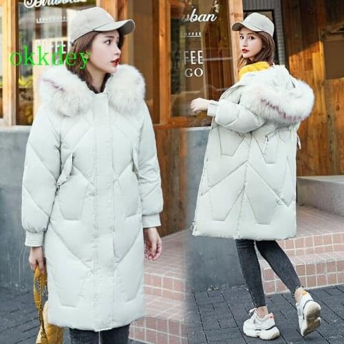 Женские приталенные пуховики Okkdey China At AliExpress