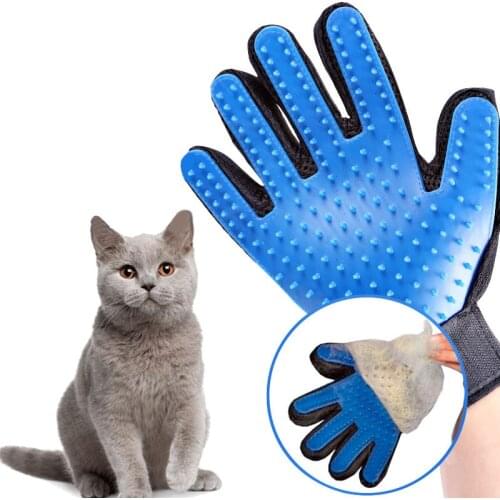 Cat Grooming Glove Dog Hair Remover Wool Gloves Pet Hair Removal Deshedding Brush Comb Pet Dogs Cats Clean Massage Groomed Brush