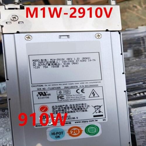 Almost New Original PSU For Zippy/Emacs CRPS 910W Power Supply M1W-2910V