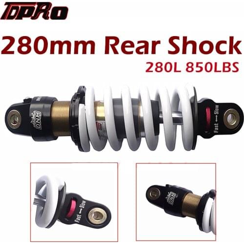 TDPRO 280mm 850lbs DNM Motorcycle Rear Shock Absorber Suspension New MK-AR For 110cc 125cc 150cc Go Kart Quad ATV Pit Dirt Bike