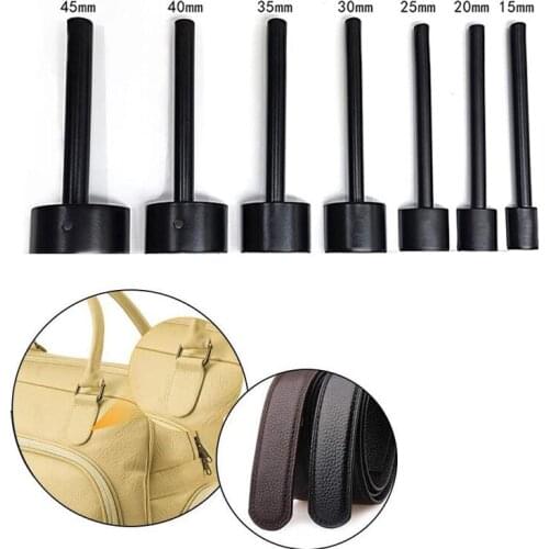15-45mm Half-Round Cutter Leather Craft Tools Craft Handwork New Durable Portable Hot Black Punch Strap Belt Wallet End DIY
