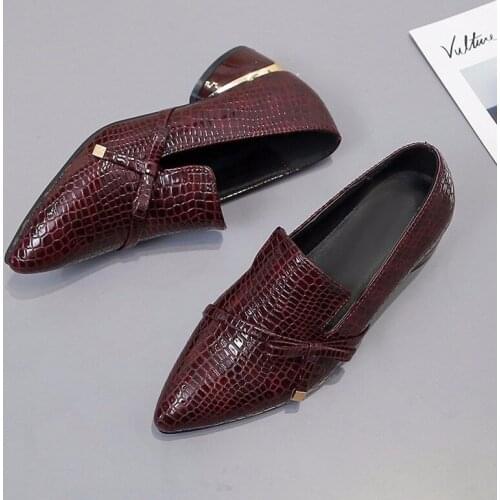 2019 Pointed Toe Fashion Square High Heel Leather All Match Women Pumps New Autumn Slip on Women Single Shoes N9-87