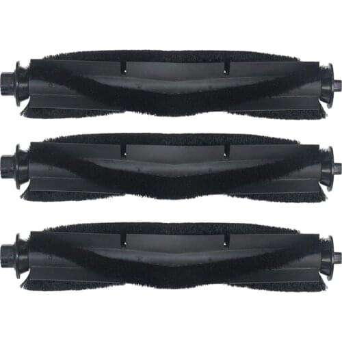 3Pcs Vacuum Cleaner Roller Brush for VIOMI S9 Robot Vacuum Cleaner Replaceable Accessories