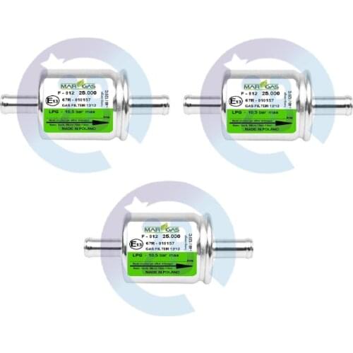 3 Pieces Micro Fiber LPG CNG GPL Filters Replace in every 25,000 km Zenit Digitronic EuropeGas Stag KME Atiker Type
