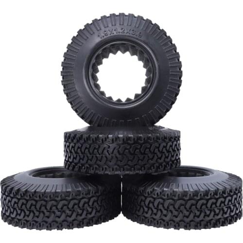 4PCS RC 1:10 Rock Crawler Tires 1.9 inch Wheels Rim 100mm Tyre for 1/10 RC Climbing Car Buggy Tamiya D90 D110 CC01 SCX10