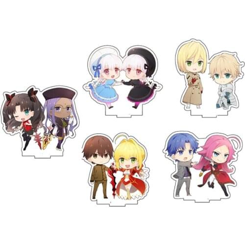 Anime Fate/kaleid liner Chloe von Einzbern Katsushika Hokusai Abigail Williams Acrylic Figure Keychain Toy Pendant Keyring