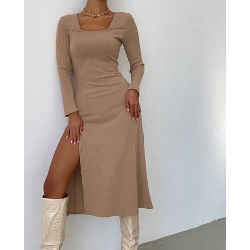 Модные трикотажные платья BISON DENIM China At AliExpress