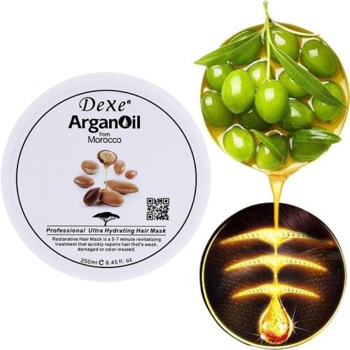 Brand Keratin Hair Mask Argan Oil for Hair Treatment Professional Ultra Hydrating Hair Scalp Treatment Repair Damaged Cream Dexe