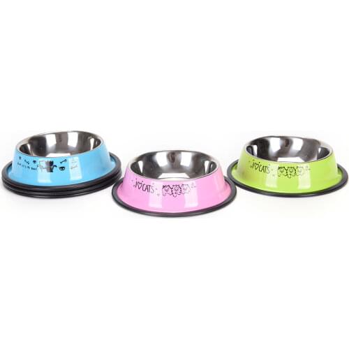Pet Cat Bowl Stainless Steel Safeguard Neck Dog Cat Feeder Pet Food Water Feeding Bowl For Puppy Cat Supplies