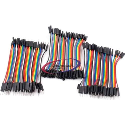 Dupont line 120pcs 10cm male to male + male to female and female to female jumper wire Dupont cable