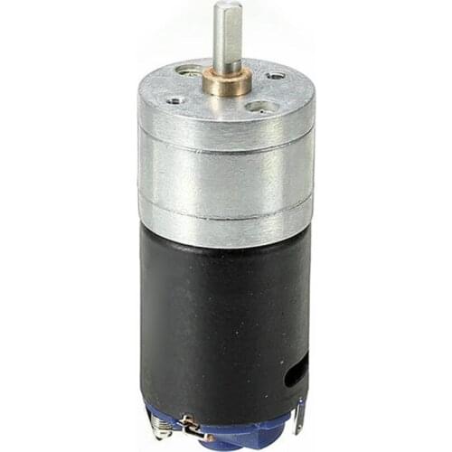 GM25-370 Motor DC 4mm DC 6.0/12.0V Brushed Durable Shaft Diameter 1000 RPM / 2000 RPM Black 6-12V