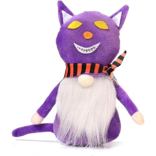 Halloween Gnome Handmade Pumpkin Ghost Tomte Nisse Swedish Elf Dwarf Home Decor K0AB