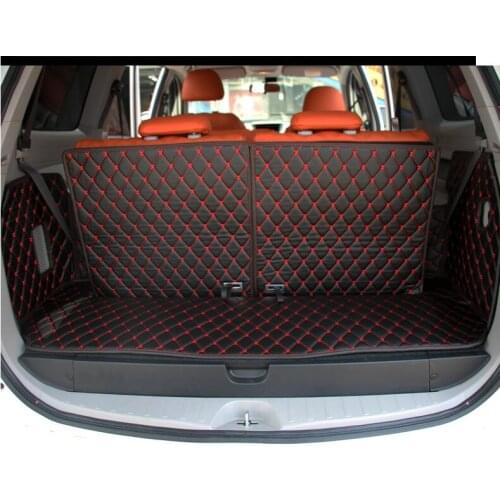 Good quality! Special car trunk mats for Mitsubishi Pajero Sport 7 seats 2014-2008 durable cargo liner carpets for Pajero 2011