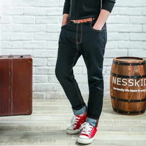 IENENS Kids Boys Clothes Skinny Jeans Classic Pants Children Denim Clothing Trend Long Bottoms Baby Boy Trousers