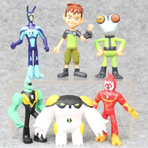Ben 10 Omnitrix Toy Grey Matter Heatblast Humongousaur Rath Action Figures Kids Toys for Children Gifts6pcs/9pcs/11pcs 12cm PVC