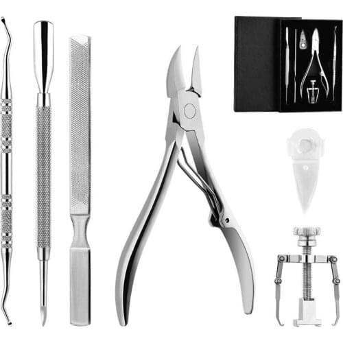 For Ingrown Corrector Toe Nail Clipper Tool Foot Care Trimmer Dead Skin Set Pedicure Cuticle Remover Kit Manicure Fixer Cutter