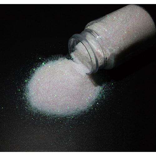 Beauty White Green DIY Nail Glitter Art Decoration Flash Powder for Party Wedding Nail Glitter powder Sheets UV powder