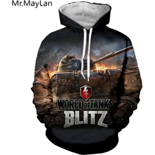 Custom Game World Of Tanks Mens Hoodie 3D Print Jacket Men Women Harajuku Style Hoodies Casual Streetwear Sweatshirt Drop ship