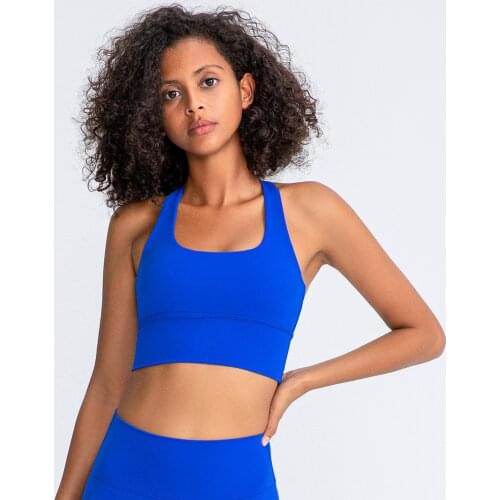 HI CLOUD Lightweight Soft Padded Workout Gym Sports Bras Top Women Naked Feel Athletic Brassiere Fitness Yoga Bra Tops