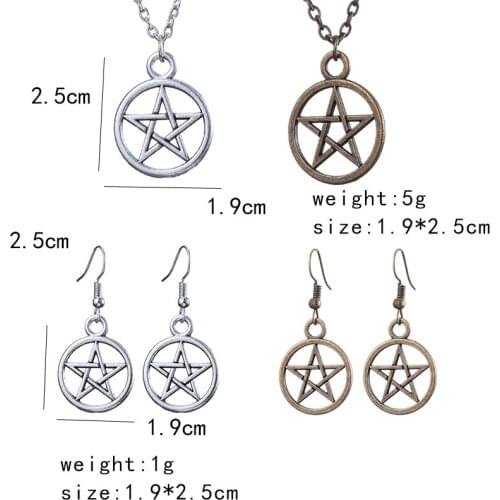 Fashion Jewelry Vintage Charm Supernatural Dean Earrings For Women,original factory supply