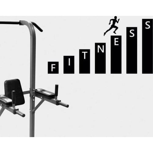 Cartoon Style GYM Home Decoration Accessories For Bedroom Decoration Background Wall Art Decal Drop Shipping