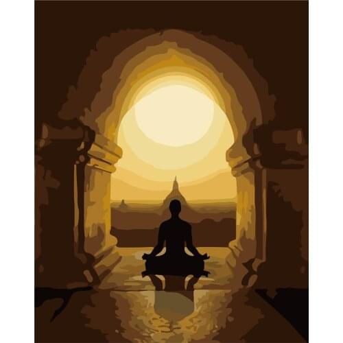 Alumni Great Night Sceney Diy Oil Painting Paint By Number Kit Painting For Adults Kids Arts Craft For Home Wall Decor 40x50cm