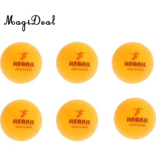 MagiDeal Pack of 6 Ping P ong Table Tennis Balls Beer P ong Balls