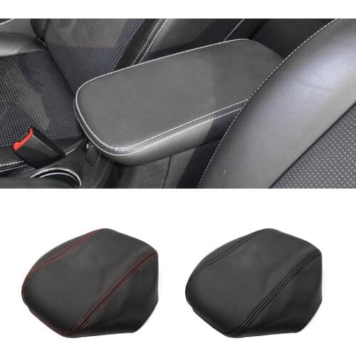 For Chrysler 200 2011 2012 2013 2014 Car Microfiber Leather Center Control Lid Armrest Box Cover Sticker Trim