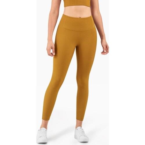 HMIAOBEN New Autumn And Winter Spiral Pattern Nude High-waisted Peach Hips And Abdomen Sports Fitness Yoga Nine-point Pants