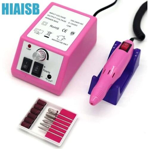 Professional Nail Drill Machine Salon Tool Kits With Accessories Polisher Sets Remove UV Gel Acrylic Nail Tips Polishing